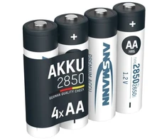 Akumuliatorius HR6 (AA) 1.2V 2850mAh Ni-Mh ANSMANN (4vnt pakuotėje)