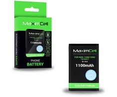 Akumuliatorius Maximcell skirtas Nokia 1208/1209/1616/C1 (BL-5CA) 1100mAh Li-ion