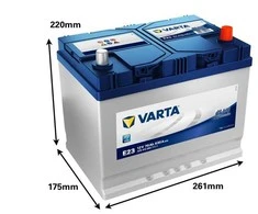 Varta Akumuliatorius 70 Ah 630 A EN 12V