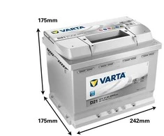 Varta Akumuliatorius 61 Ah 600 A EN 12V