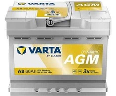 Varta Akumuliatorius 60 Ah 680 A EN 12V AGM