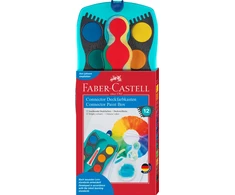 Faber-Castell - Connector paint box colours turquoise (12 pcs) (125003)