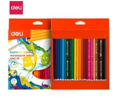 Akvareliniai pieštukai DELI EC00720, 24 spalvų