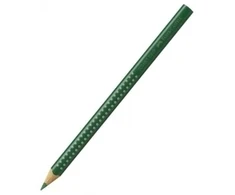 Akvarelinis pieštukas Faber-Castell GRIP Jumbo, 1vnt, tams. žalias