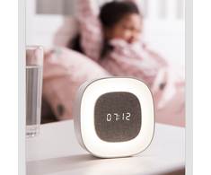 Žadintuvas su Night Light LED PURE FNL-03 BJORN baltos spalvos square Forever Light