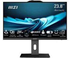All-in-One Computer MSI PRO AP242P 14M Core i3 / 8 GB RAM / 512 GB SSD / 23.8″ FHD / Windows 11 Pro (Juodas)