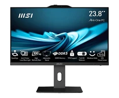 All-in-One Computer MSI PRO AP242P 14M Core i3 / 8 GB RAM / 512 GB SSD / 23.8″ FHD / Windows 11 Pro (Juodas)