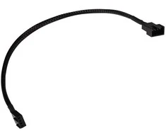 Alphacool fan cable 4-pin to 4-pin extension 30cm – juodas
