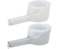 Alpina - 2-in-1 clip for closing packages with dispenser (2 pieces)