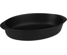 Alpina - Ceramic Oven Dish, Oval, 27x17x5.3 cm (Juodas)