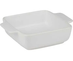 Alpina - Ceramic square ovenproof dish 21x15.8x5.8 cm (baltas)