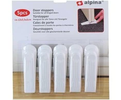Alpina Durų stoperis 5 vnt. Baltas