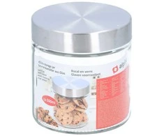 Alpina - Glass Jar / Storage Container with Screw Cap 500 ml 11 cm