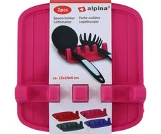 Alpina - Spoon holder / kitchen utensil holder 2 pcs (pink)