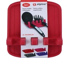 Alpina - Spoon holder / kitchen utensil holder 2 psc (red)