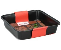Alpina - Square baking tin with non-stick coating 23x22x5 cm