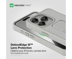 Amazing Thing Matte Pro Mag dėklas telefonui 12FT IP156.1PMPGY Apple iPhone 15 Pro titanium