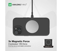 Amazing Thing Smoothie Magsafe dėklas telefonui 8FT IP156.7SMBK Apple iPhone 15 Plus juodos spalvos