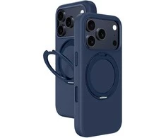 „AmazingThing Cloudie“ iPhone 17 Pro Max dėklas su stovu – mėlynas