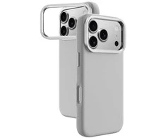 AmazingThing Glamour Apple iPhone 17 Pro Max dėklas with Stand – pilkos spalvos