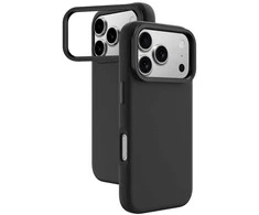 AmazingThing Glamour Apple iPhone 17 Pro dėklas with Stand – juodos spalvos