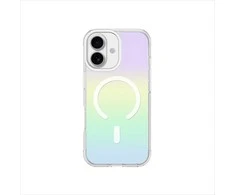 AmazingThing Minimal Mag dėklas skirtas Apple iPhone 17 suderinamas su MagSafe rainbow – įvairiaspalvis
