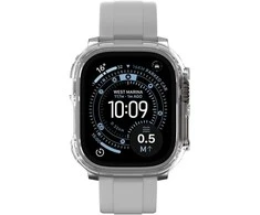 AmazingThing Minimal Protective dėklas skirtas Apple Watch UItra 3 49mm – Transparent