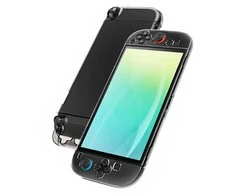 AmazingThing PlayShield Bare dėklas skirtas Nintendo Switch 2 – skaidrus/juodas
