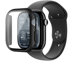 AmazingThing Radix Glass Screen Protector with dėklas skirtas Apple Watch Series 11 42mm – Juodas