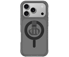 AmazingThing Titan Pro Grip Ring Set dėklas skirtas Apple iPhone 17 Pro Max suderinamas su MagSafe – juodos spalvos