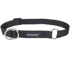 Ami Play Šuns antkaklis AMIPLAY BASIC, juodas, 350–500 mm, 20 mm