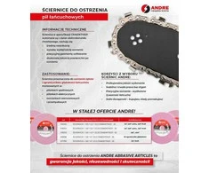 ANDRE GALANDIMO DISKAS GRANDINĖMS 145 x 6,0 x 22,2mm CRA60K7VE01 – 35