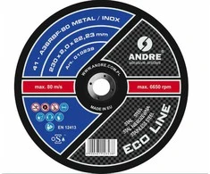 ANDRE METALO PJOVIMO DISKAS 230 x 2,0mm METAL/INOX ECO LINE A36RBF