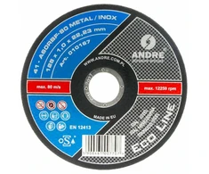 ANDRE PJOVIMO DISKAS METALUI 125 x 1,0mm METAL/INOX ECO LINE
