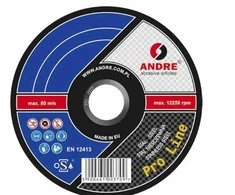 ANDRE PJOVIMO DISKAS METALUI 125 x 1,0mm METAL/INOX PRO LINE NEW 95A54RBF