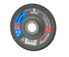 ANDRE ŠLIFAVIMO DISKAS ŽIEDLAPINIS 125mm P80 ECO LINE IV VERSIJA