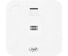 Anglies monoksido (CO) jutiklis PNI SafeHouse HS281 su „Wi-Fi“, valdymas per „Tuya Smart“ programėlę, maitinimas AA baterijomis, 85dB, garsinis ir vaizdinis signalas, tylusis aliarmas