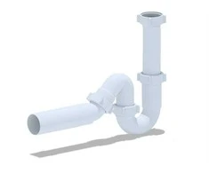 Ani_Plast Plautuvės sifonas 11/2×40. vamzdelis ø50