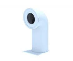 Ani_Plast Unitazo alkūnė Ani Plast W9220, 90°, Ø 110/141 mm, balta