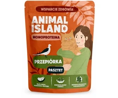 Gyvūnų Maistas - ANIMAL ISLAND Mono Quail šlapias kačių maistas 100g begrūdis, be glitimo