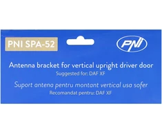 Antenos laikiklis PNI SPA-52, skirtas montuoti ant vertikalaus vairuotojo durelių statramsčio, rekomenduojamas DAF XF SERIES