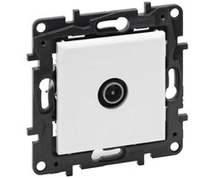 Antenos lizdas LEGRAND NILOE STEP, baltos spalvos