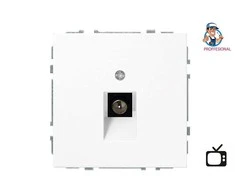 Antenos lizdas LIREGUS MODERN, matinės baltos spalvos