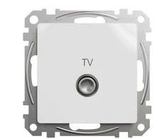 Antenos lizdas SCHNEIDER SEDNA DESIGN, baltos spalvos