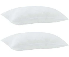 Antklodė su pagalve 3 pcs Balta Mikropluoštas