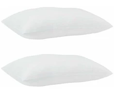 Antklodė su pagalve 3 pcs Balta Mikropluoštas