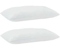 Antklodė su pagalve 3 pcs Balta Mikropluoštas
