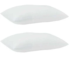 Antklodė su pagalve 3 pcs Balta Mikropluoštas