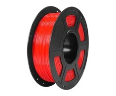 Anycubic TPU Filament (Transparent Raudona) 1kg