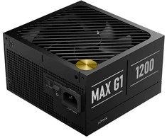 APNX MAX G1 1,200W 80 PLUS Gold Power Supply, ATX 3.1, PCIe 5.1, Fully Modular, Compact – 1,200 Watts, Juodas